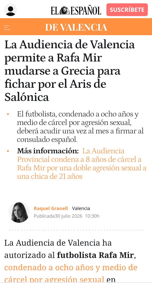 bsilanes's tweet photo. Y así es como alguien con dinero escapa de la prisión #RafaMir https://t.co/acrNwU3KSn