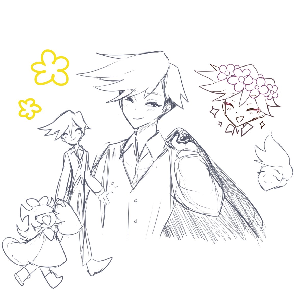 Koitshii's tweet photo. Flowery doodles 🌻
#deltarune #deltarunefanartㅤ https://t.co/TtvgHZaOmc