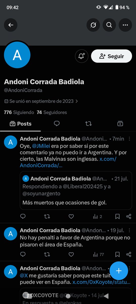 ShigureDraw's tweet photo. @AndoniCorrada @hayquedolarizar El chiste se cuenta solo...
Si sos españo, andá a fijarte en casa, no vaya a ser que un marroquí esté violando a tu vieja. Y si sos de otro país nada que decirte, ni siquiera derecho a hablar tenés https://t.co/Na6bzch1m8