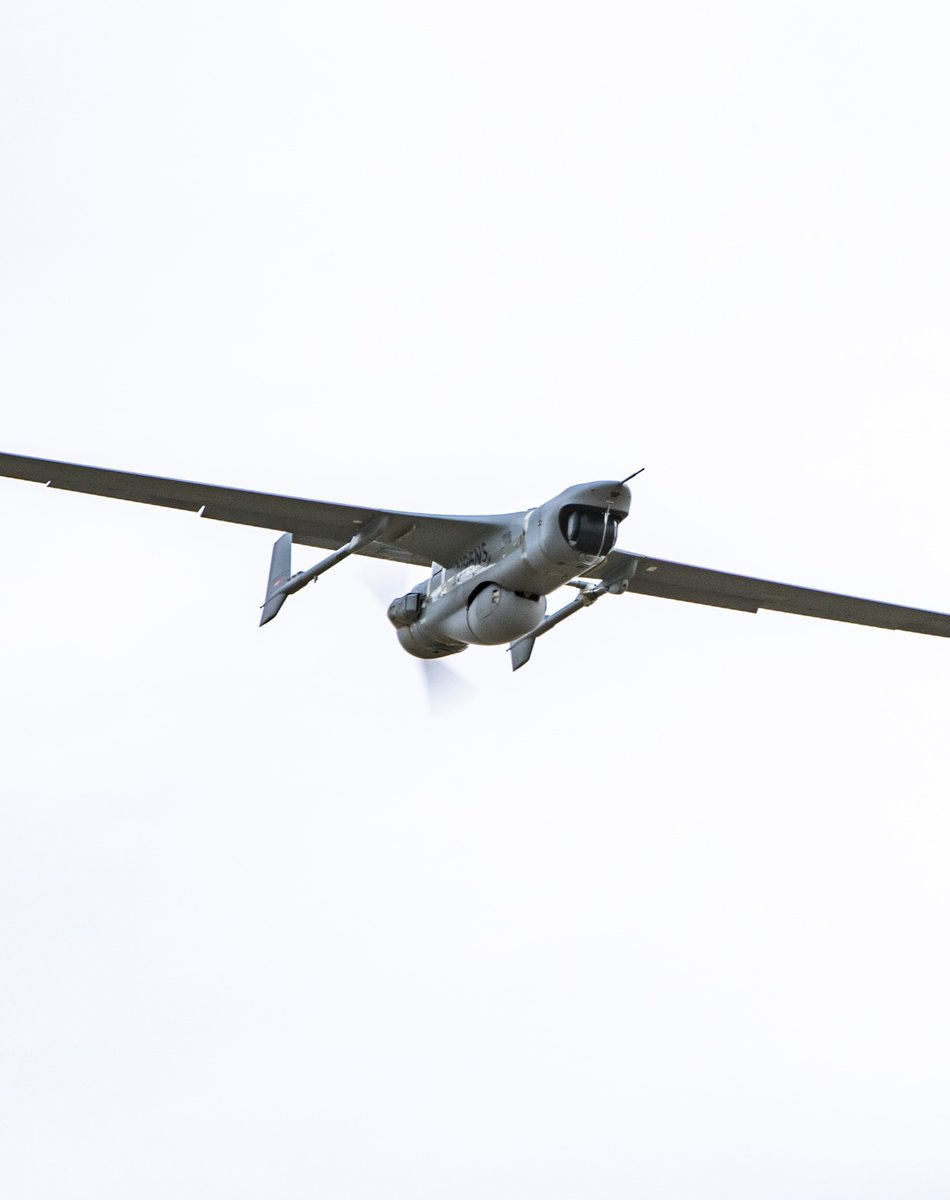 Insitu_Inc's tweet photo. Stop risking $30M assets on $3M problems. Integrator VTOL delivers Group 4/5 ISR and targeting from a Group 3 airframe - up to 50 lb payload, 27.5 hr endurance, 2,000 NM range - plus VTOL from austere sites, all at a fraction of the cost. #ISR #UAS #VTOL https://t.co/yNVRMMp6kJ