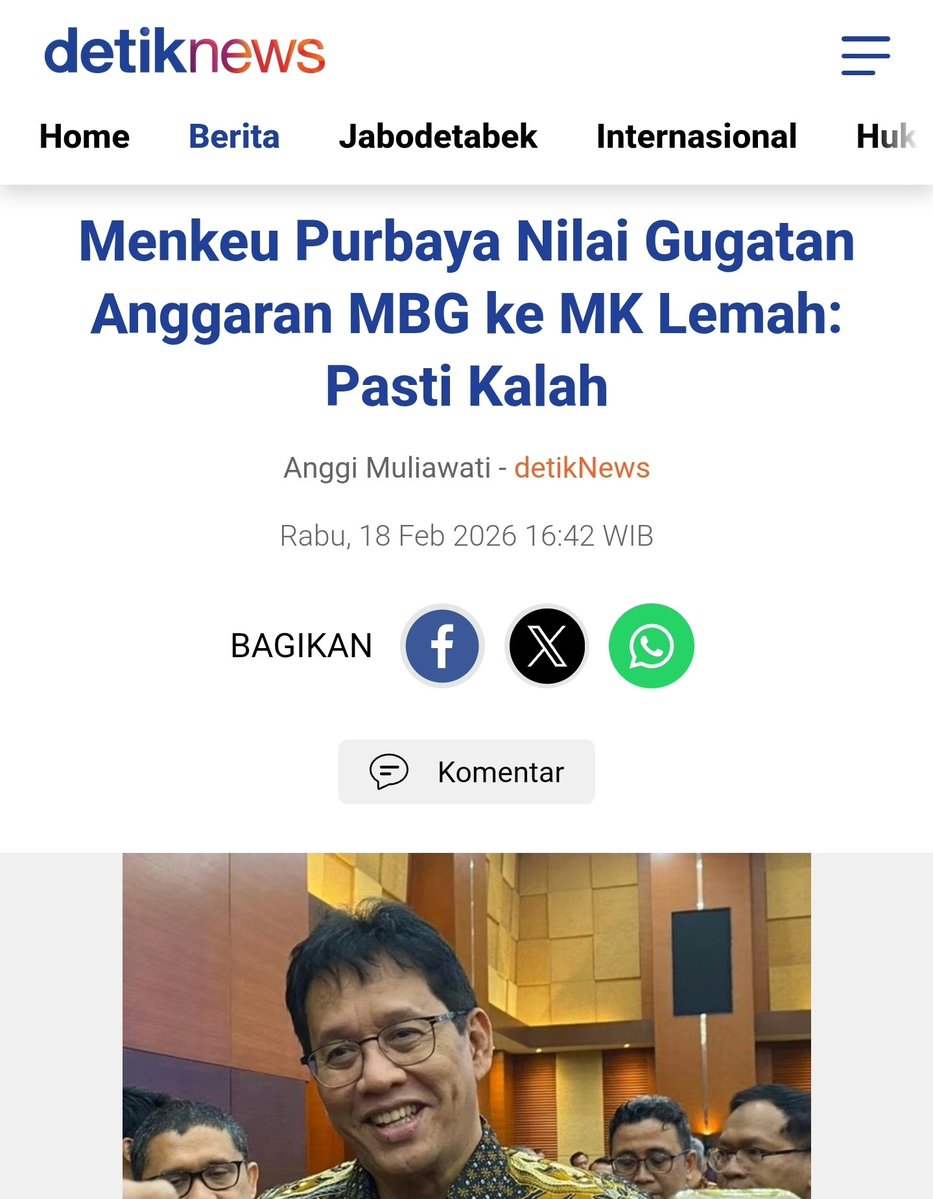 hipohan's tweet photo. Prediksi Purbaya meleset 😂 https://t.co/Mg9cHPXoIU