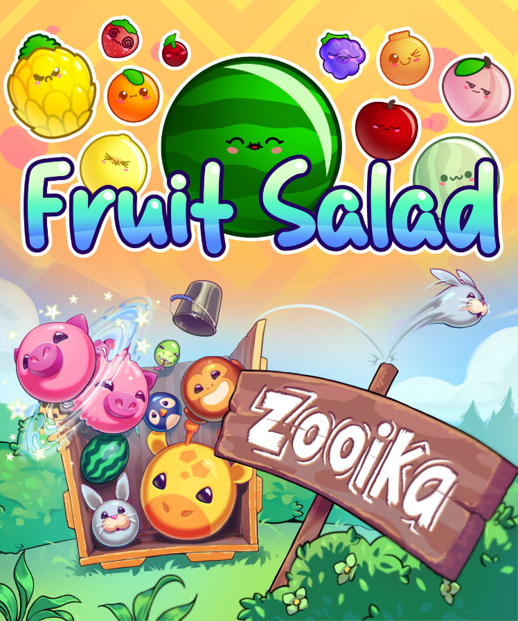 Vex666's tweet photo. Here's a new Zooika bundle: Zooika and Fruit Salad! Two great Suika inspired games for you!
https://t.co/QCSULEeyKB
#steam #zooika #fruitsalad #bundle #steambundle #suika #indiedev #indiegame https://t.co/QCQPOpJjlU
