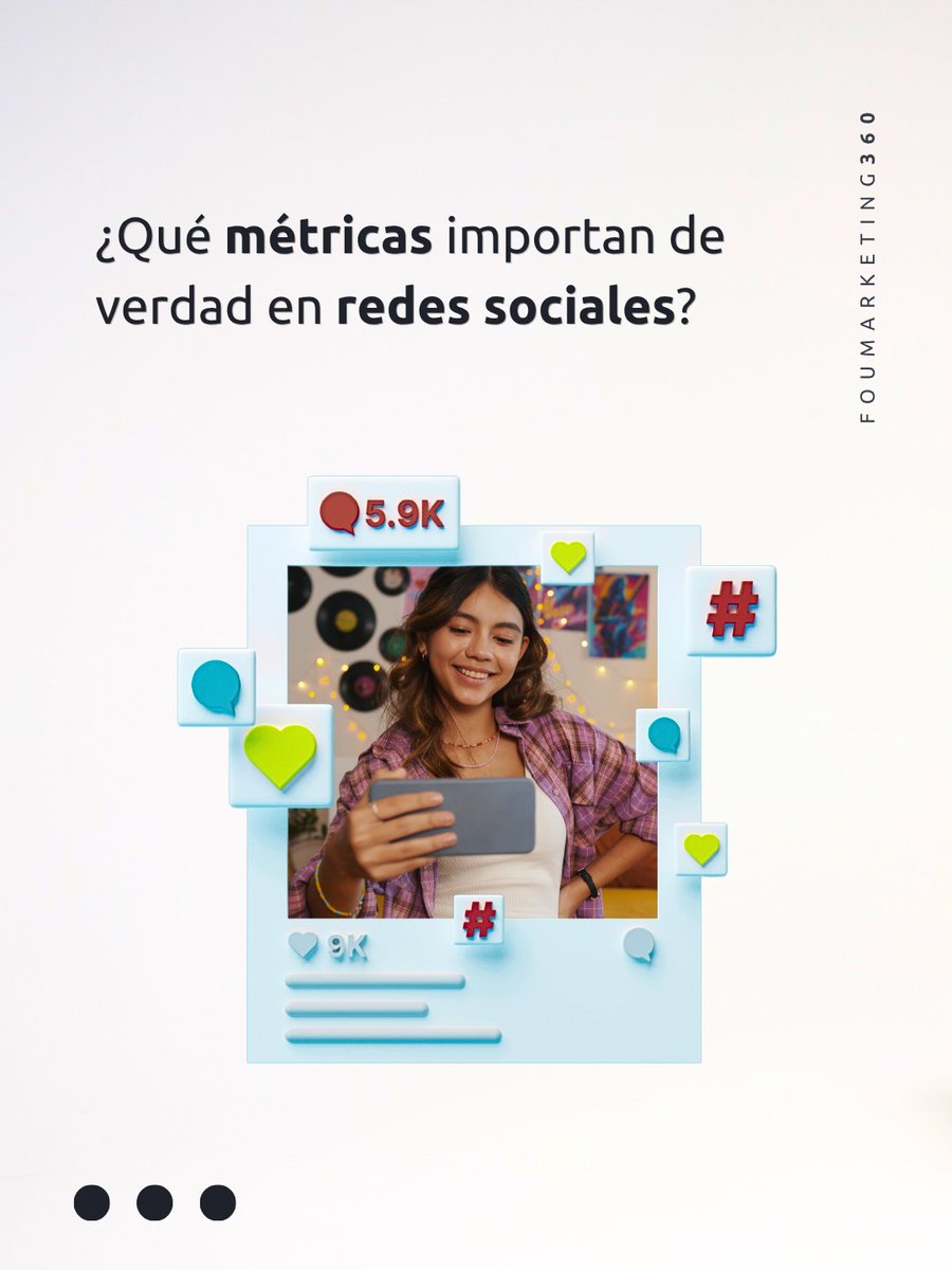 4Marketing360's tweet photo. 📊 Algunas de las más relevantes son:
👉 Alcance e impresiones: te indican cuántas personas ven tu contenido y con qué frecuencia.
👉 Interacción (engagement): comentarios, compartidos, guardados… reflejan el nivel de interés real. https://t.co/2hdZcykCHs