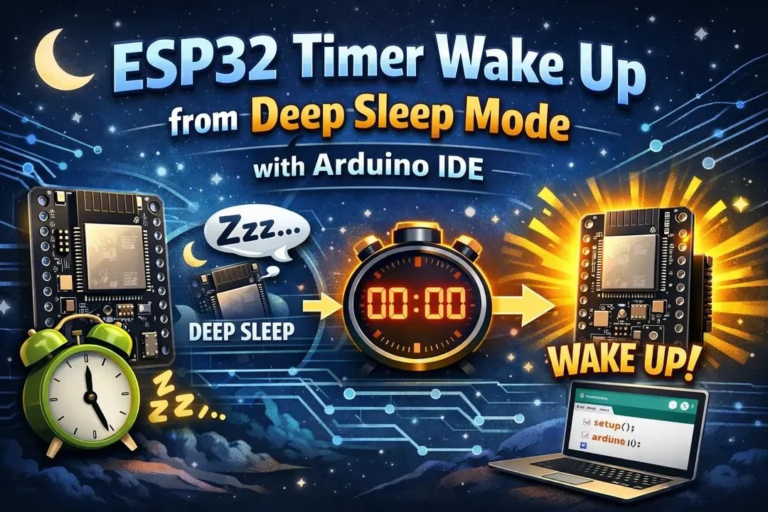 ebokify's tweet photo. ESP32 Timer Wake Up from Deep Sleep Mode with Arduino IDE 
https://t.co/1L0AUbd33A 

🔥 Top 6 ESP32 eBooks for $20
https://t.co/Hxqate8M7u

#ESP32 #ESP32S3 #ESP32C6 #ESP32Project #ESP32Tutorial #Espressif #Arduino #IoT #Microcontroller https://t.co/LFc0UnJeA3