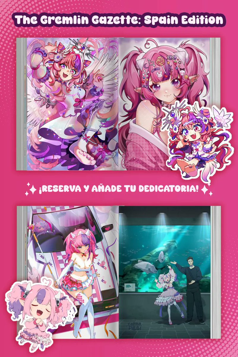 arasherc's tweet photo. ¿Quieres escribirle una dedicatoria a @ironmouse para la @Japan_Weekend de Madrid este Septiembre?

Abrimos los preorders de compras del zine y dedicatorias. No hace falta comprar el zine para poder escribirle una dedicatoria 🩷

https://t.co/29c4hLDk97 https://t.co/PievJ9yTlu