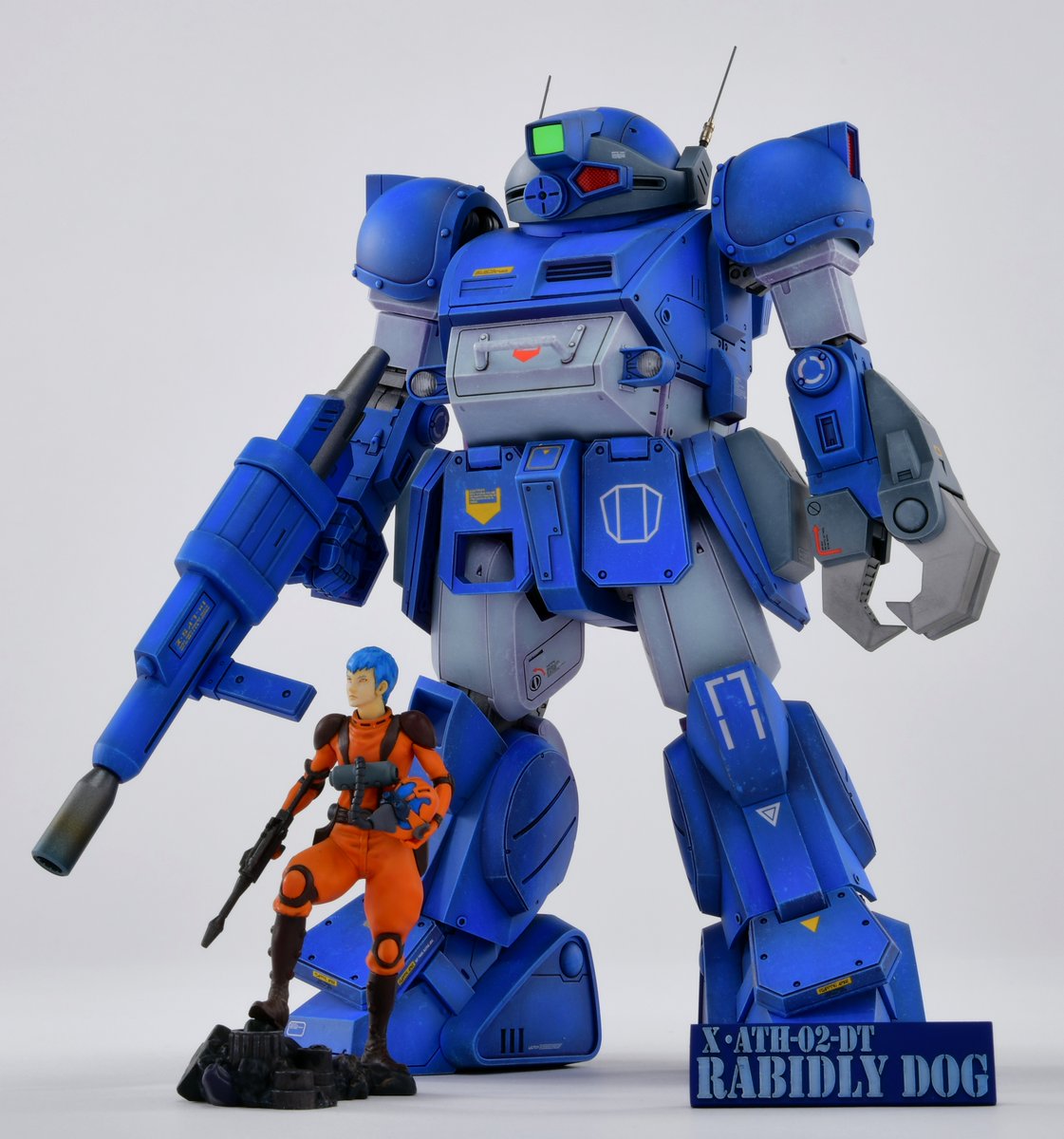 rrmjapan's tweet photo. RRM webページ更新。  
roketwo作　ラビドリードッグ  
をアップしました   
ウェーブ × マックスファクトリー 装甲騎兵ボトムズ 1/24スケールATフォトコンテスト 銅賞受賞作品です！  

作品リンクはツリー参照 https://t.co/YmIOULIfRJ
