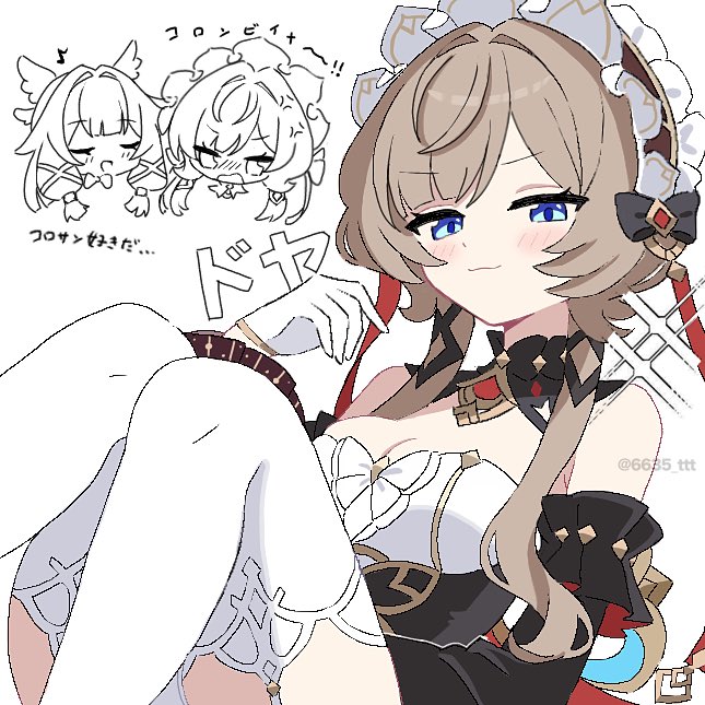 6635_ttt's tweet photo. #今月描いた絵を晒そう
タルとコロサンの月でした～ https://t.co/oCjem9wTNW