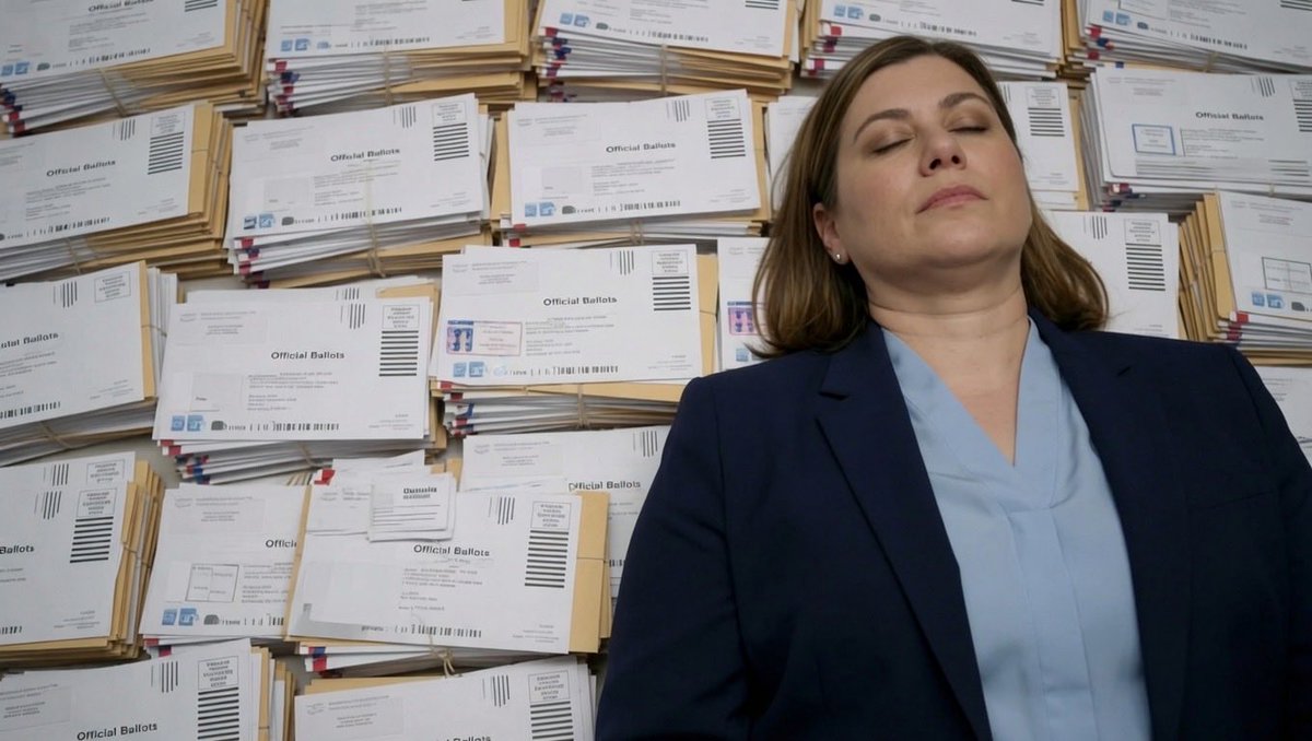PatriotPostGirl's tweet photo. Seditious Slotkin says “voting by mail is safe,” after she brags, “President Trump again tweeted about me. This time it was a video of me talking about his administration’s efforts to curb voting by mail.” Meanwhile, Michigan’s S.O.S. Jocelyn Benson, who’s overseeing her own gubernatorial election, mailed absentee ballot applications to every registered voter in the state prior to the 2020 August primary and the general election, resulting in forged signatures and prosecutions. But, according to Slotkin, that’s just “election misinformation.”