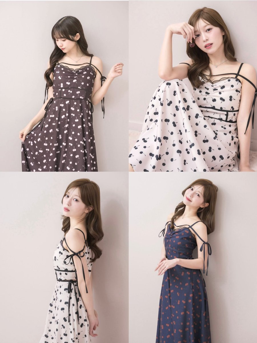 rei_feminine's tweet photo. DOLCELICHE(ドルチェリーチェ)の
新作チェリー柄ワンピかわいい〜🍒⸝⸝꙳

8/2から発売みたいです🗓️ https://t.co/l9JobRz4Hq