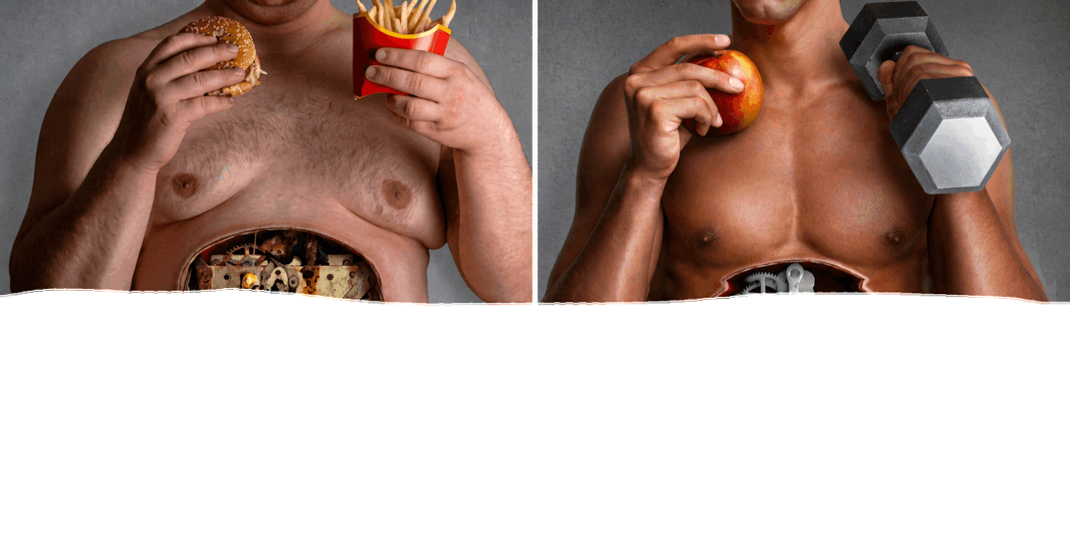 rkn1235276's tweet photo. The difference between healthy and unhealthy eating!! https://t.co/yPA0sBvyBD