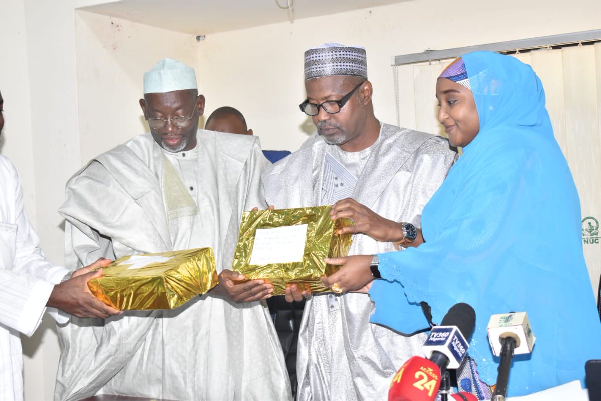 OfficialNUC's tweet photo. The Honourable Minister of State for Education, Professor Suwaiba Sa'id Ahmad, has described the recognition of the Jigawa State University of Medical and Allied Health Sciences, Majia, Jigawa State, as a significant milestone in advancing healthcare education in Nigeria.

Speaking at the recognition ceremony held today at the National Universities Commission (NUC), the Minister noted that the establishment of the University is timely and strategic, aligning with the Renewed Hope Agenda of President Bola Ahmed Tinubu, GCFR, to strengthen the nation's healthcare system through quality medical education and the training of skilled health professionals.