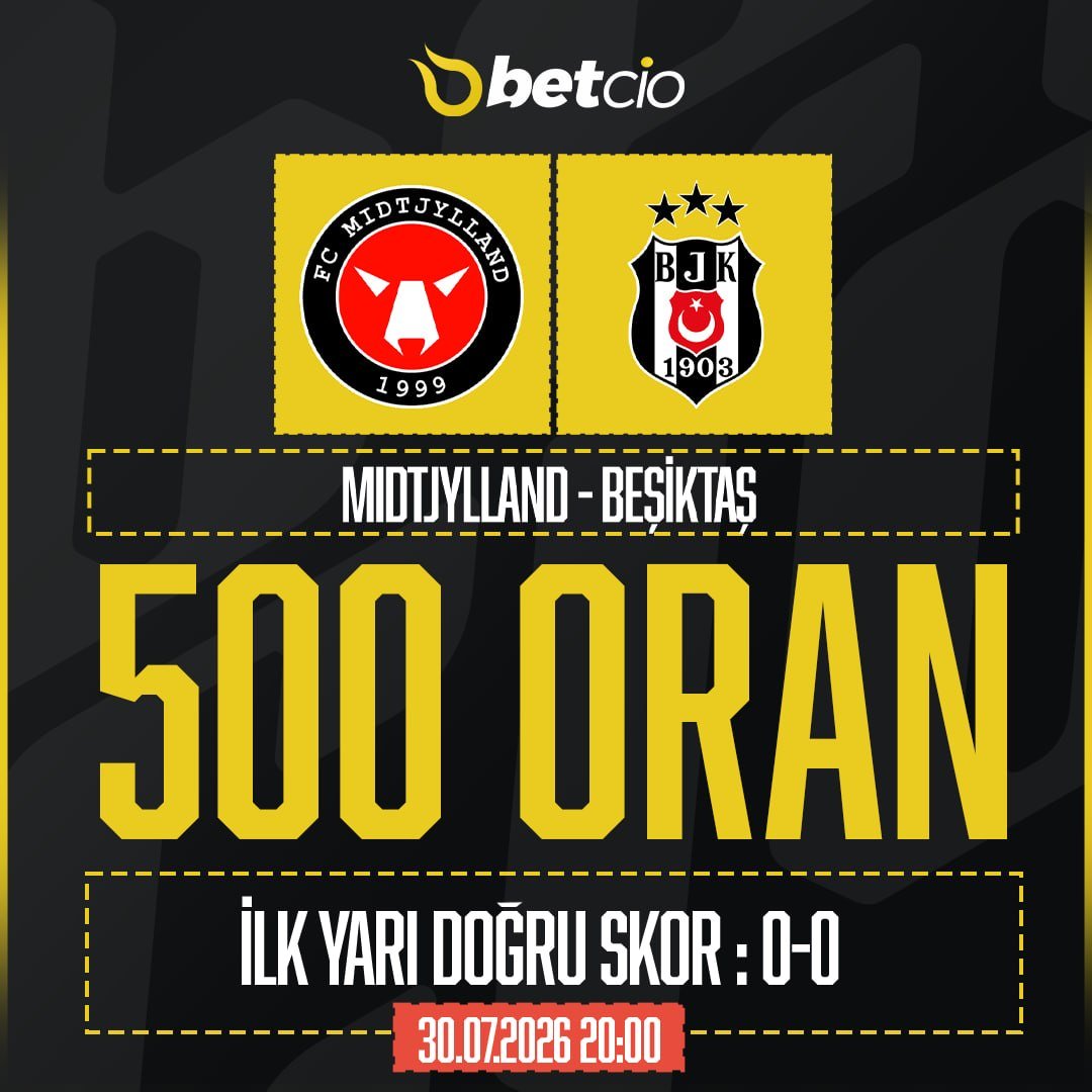 guncelcio's tweet photo. ⚡️KAÇIRILMAYACAK 500 ORAN!

 🚩 İLK YARI DOĞRU SKOR: 0-0

💵 Son 3 gün içerisinde en az 1.000 TL yatırımı olan üyeler yararlanabilir https://t.co/iB6zgGF5AK