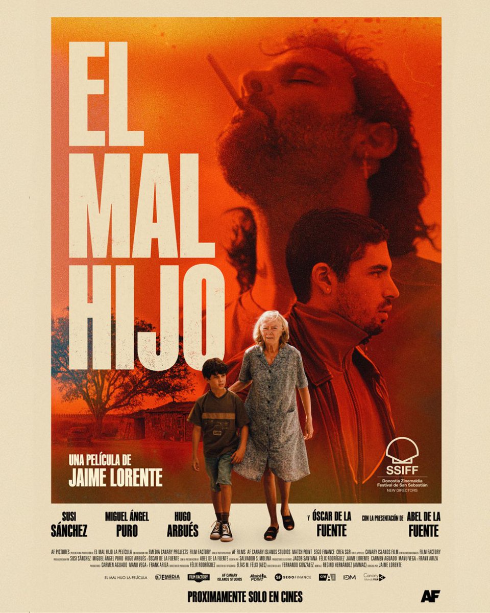 AF_films_'s tweet photo. 🎬 Nuevo cartel y dos fechas para #ElMalHijo.

18 de septiembre: la ópera prima de Jaime Lorente inaugura #NewDirectors en el @sansebastianfes  

23 de octubre: llega a los cines, codistribuida por @AFPicturesSpain  y @karmafilms 

Empieza su camino. 🎞️ https://t.co/FJqA9xrDFv