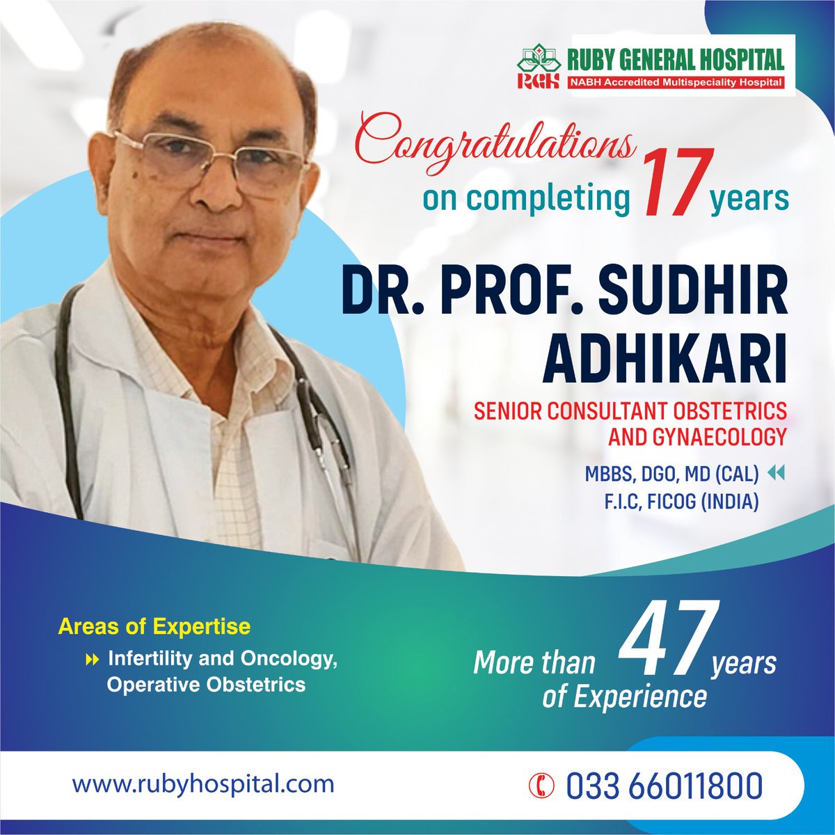 RubyHospital's tweet photo. Congratulations to Dr. Prof. Sudhir Adhikari on completing 17 incredible years with Ruby General Hospital.
Your dedication, excellence, and compassionate care continue to inspire us. Wishing you many more years of success and service!
#RubyGeneralHospital #17YearsOfExcellence https://t.co/jrb5vdwodk