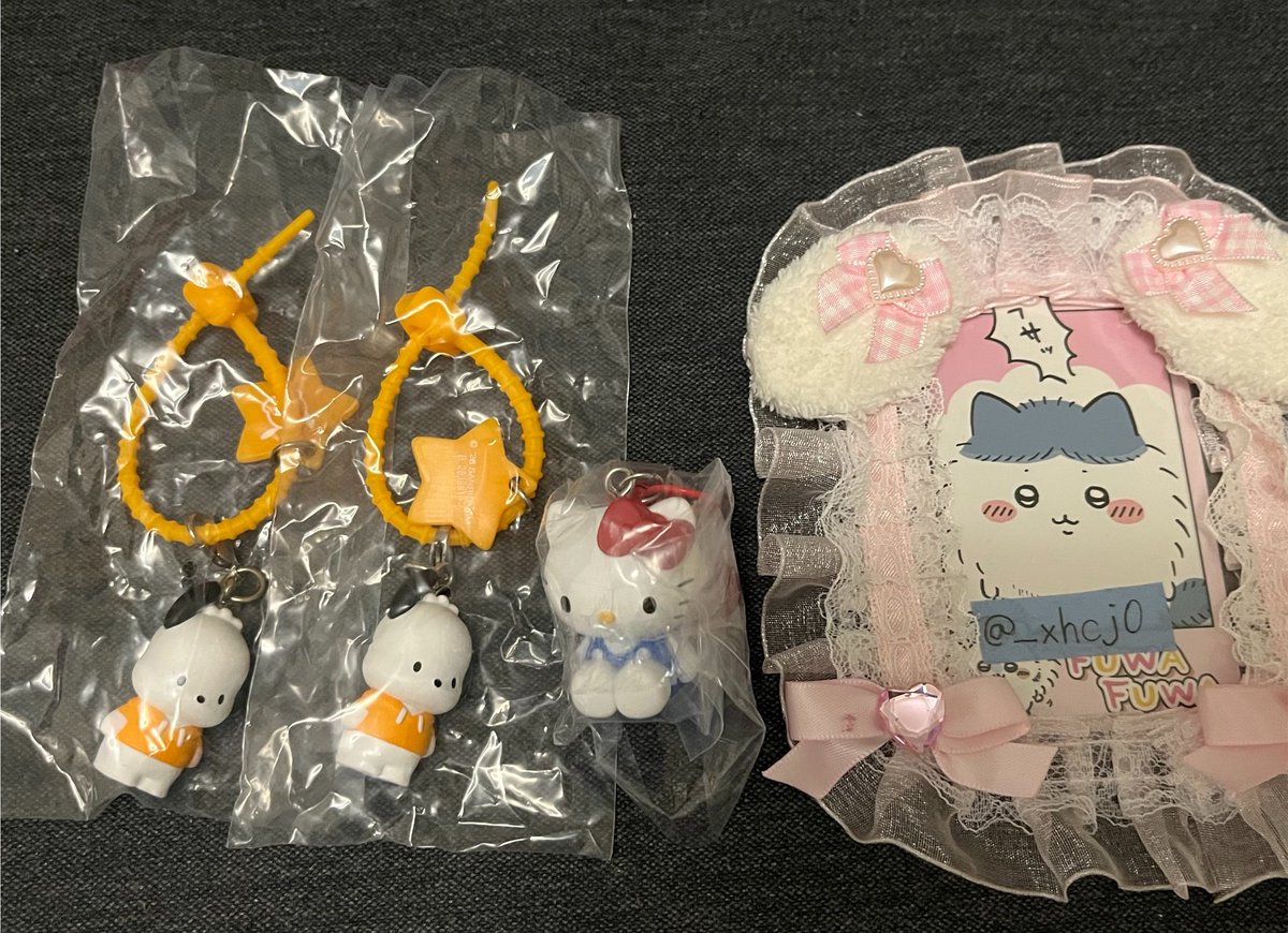 _xhcj0's tweet photo. 【交換】サンリオ ななほしカラフルマルチチャーム カラとも マスコット

譲)ポチャッコ ハローキティ

求) ななほし ハローキティ

郵送交換📮
お気軽にお声掛けください🙇🏻‍♀️ https://t.co/qBjKoOXP0j