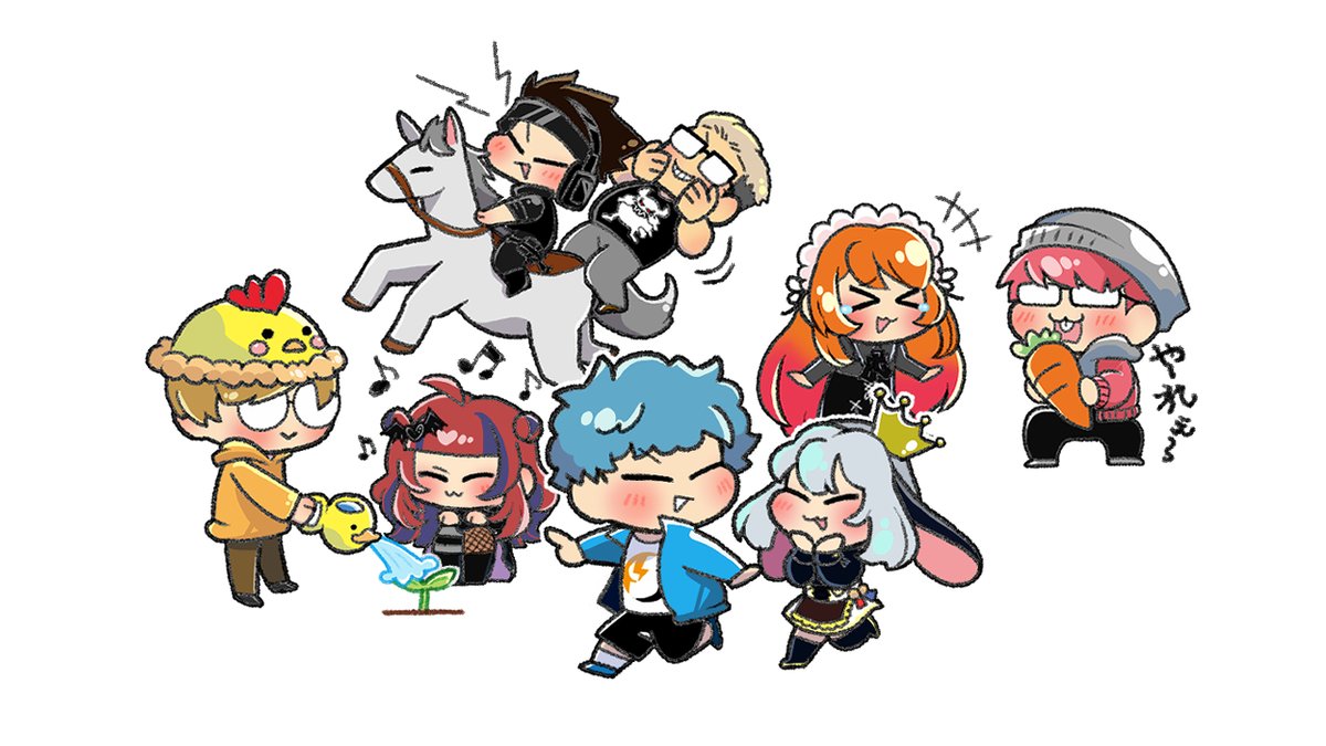 matu222ko's tweet photo. チーム『顎関節Show🥕』

#VCRRUST #3nsart #ろぜあーと #ねく支部  #ひよこ美術館 #もしゅのピク #ハセシンアート #こなちゃんせんしゅ描き描き https://t.co/PWu0KFEx6v