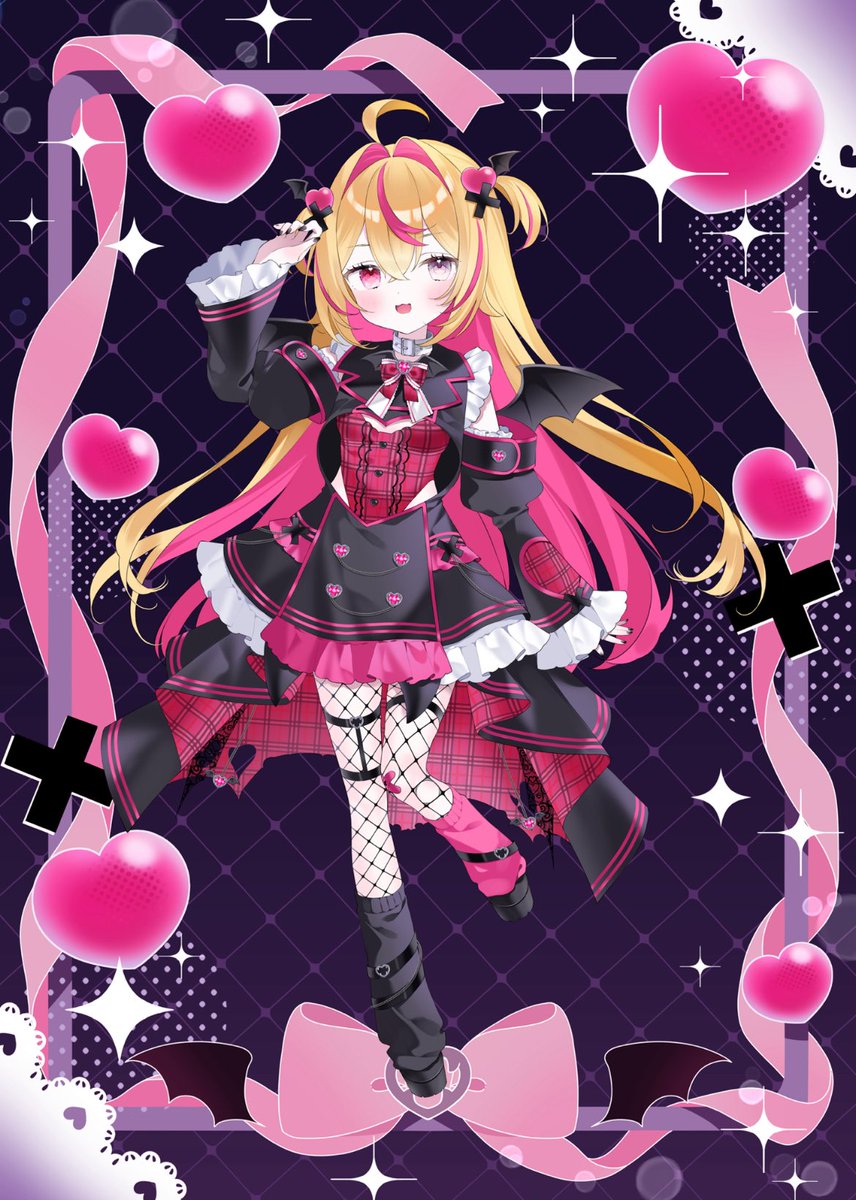 shama_amatoge's tweet photo. × #7月のVTuberフォロー祭り‍ ×
 
┈┈┈┈┈┈┈┈┈ﾟ　.ﾟ･*.
🦇💘 はじめまして 💘🦇
小悪魔×お姫様VTuber準備中の
        甘棘 しゃ魔  だ❕
          ┈┈┈┈┈┈┈┈┈ﾟ　.ﾟ･*.
🖤活動予定🖤
・ゲーム
・雑談
・歌ってみた
・ショート

今なら 遅くないぞ~ 💕 
    デビュー前のしゃ魔のこと推しちゃお😈

見つけたなら…
最後まで責任とってね？🦇💕

少しでも気になったら反応ください🦇

YouTubeこちら
https://t.co/hGj9XpaZJl

🩷💬🔄全巡回しますよー！！
#VTuber準備中
#新人VTuber
#VTuberさんと繋がりたい
#立ち絵公開
#個人VTuber