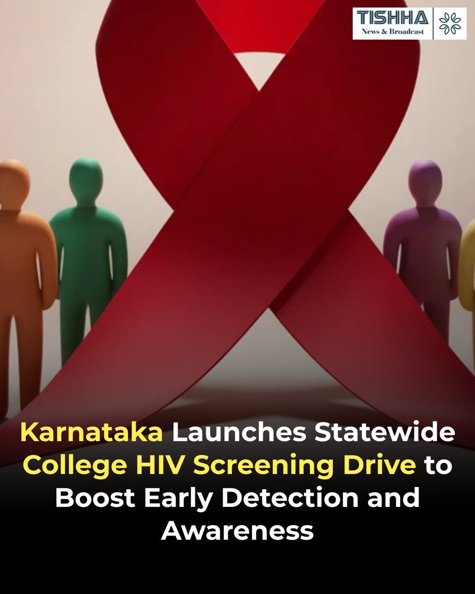 tishhanews's tweet photo. Karnataka Launches Statewide College HIV Screening Drive @CMofKarnataka
Read Full Article Here: https://t.co/hiAAUfioaX
#Karnataka #HIVAwareness #PublicHealth #StudentHealth #HealthNews #EarlyDetection #India #Healthcare #BreakingNews #TishhaNews https://t.co/tcl0wwx4VA
