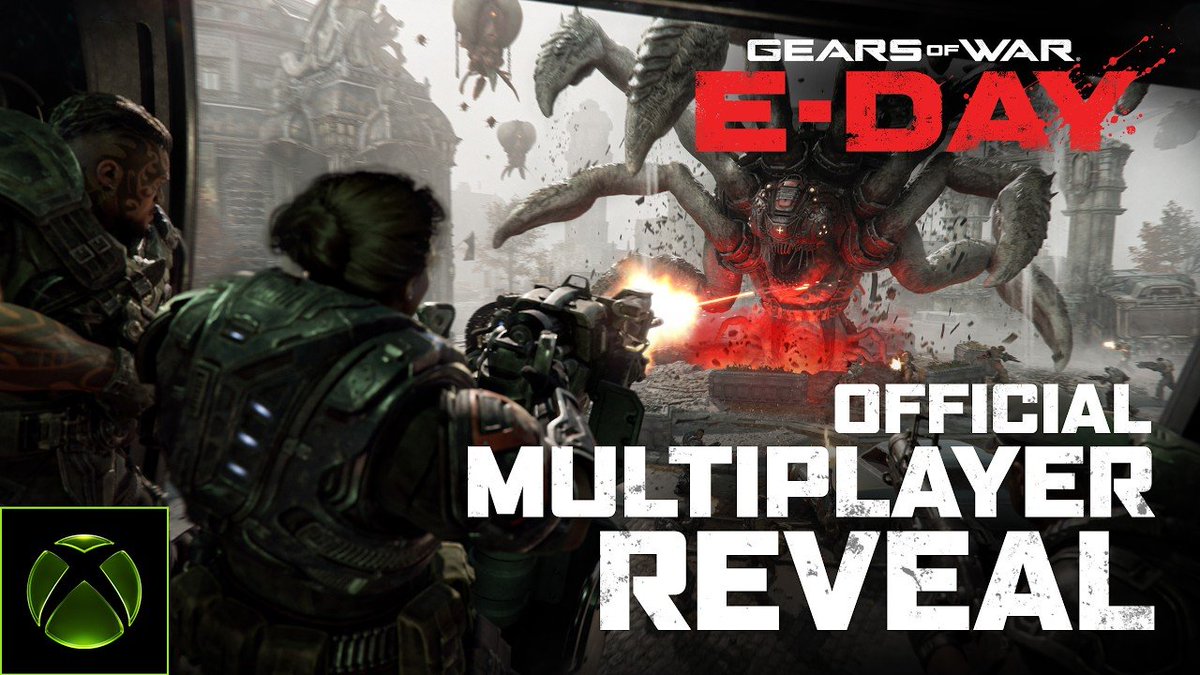 Wario64's tweet photo. Gears of War: E-Day | Official Multiplayer Reveal premiering soon https://t.co/rYoOP7mQWs https://t.co/g5z2zG6wJR