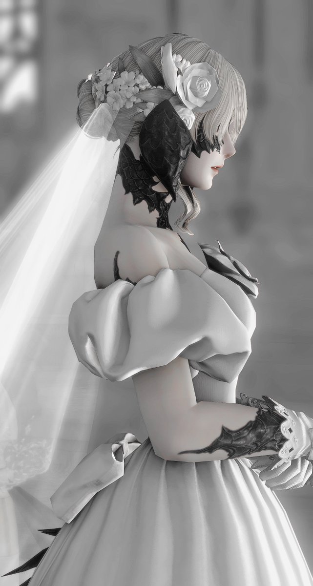 _FF14_tama's tweet photo. 면사포랑 너무 잘 어울린다 https://t.co/3IO1RTUY3K