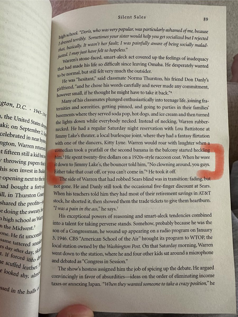 TopiEero's tweet photo. From the book The Snowball, page 89. https://t.co/zgLQrIGguG