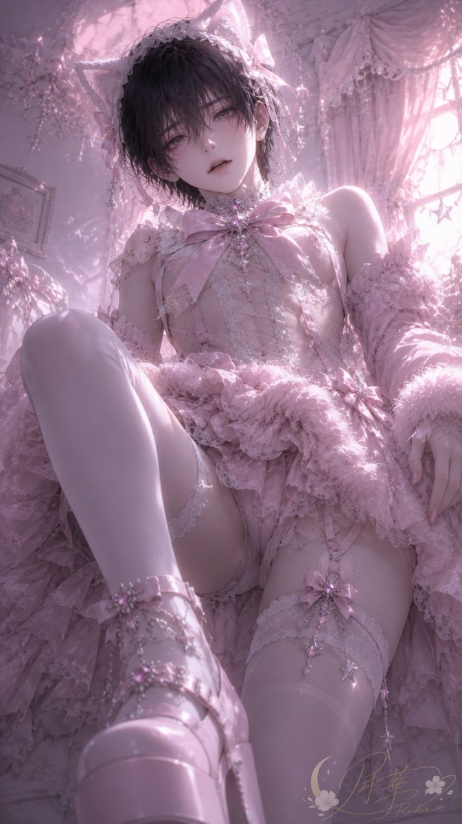 rukaycyp's tweet photo. 生成すればする程センシティブになって行くのなんで？？…(    ｡ω｡)？
流石にえちち過ぎるので隠します🤭 https://t.co/WuHTn17gHq