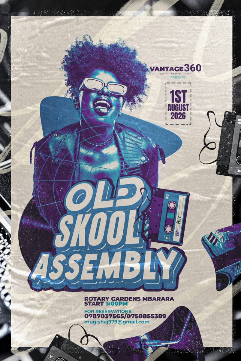 omugahe256's tweet photo. Kale fena tubeleyo this Saturday 1st August at rotary gardens  lots of fun awaits 🤩 
#OldSchoolAssmbly https://t.co/1qxrYf2q5M