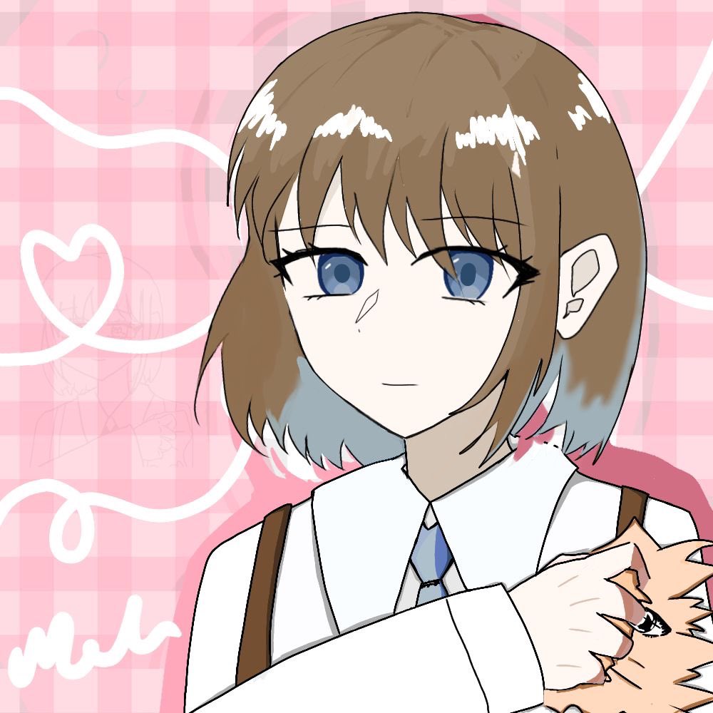 Arv2x's tweet photo. 色塗りが本当に上達しない。
1年越しに顔周りだけリメイクしてみた。 https://t.co/ZzMhS9PMCP