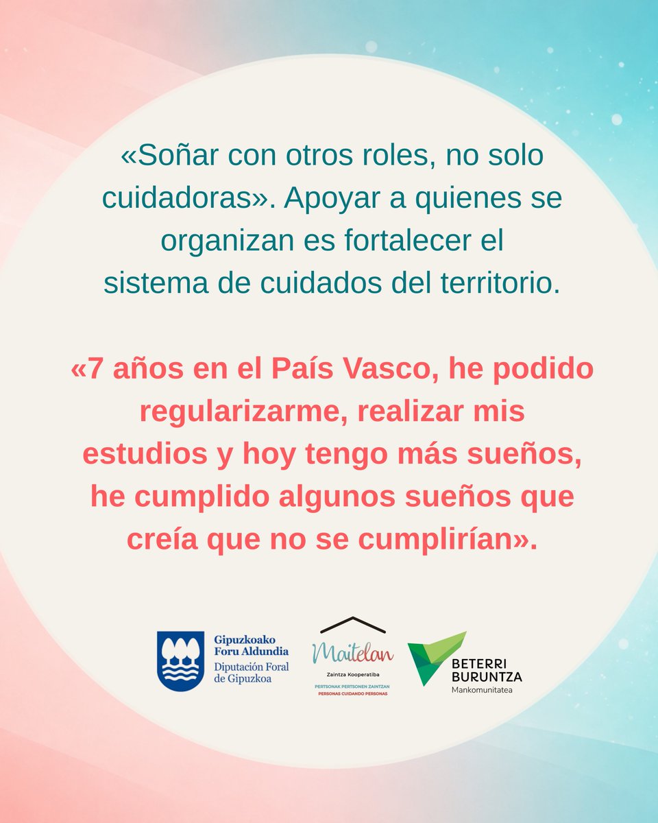 MaitelanKoop's tweet photo. Conociendo mas historias de compañeras trabajadoras de los cuidados. https://t.co/k86mSb3AQC