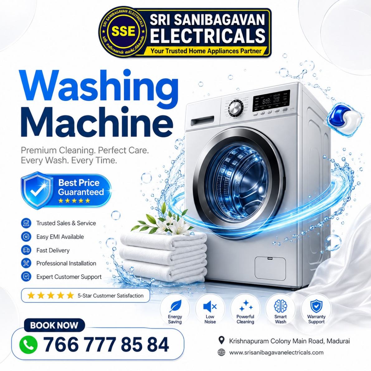 guna_sr's tweet photo. Need quick washing machine repair in Madurai? We provides expert repair, installation, and maintenance for all major brands. Enjoy same-day doorstep service, , genuine spare parts, and affordable pricing.
#WashingMachineService #MaduraiRepair #DoorstepService #ApplianceRepair https://t.co/CPRyGtfg92