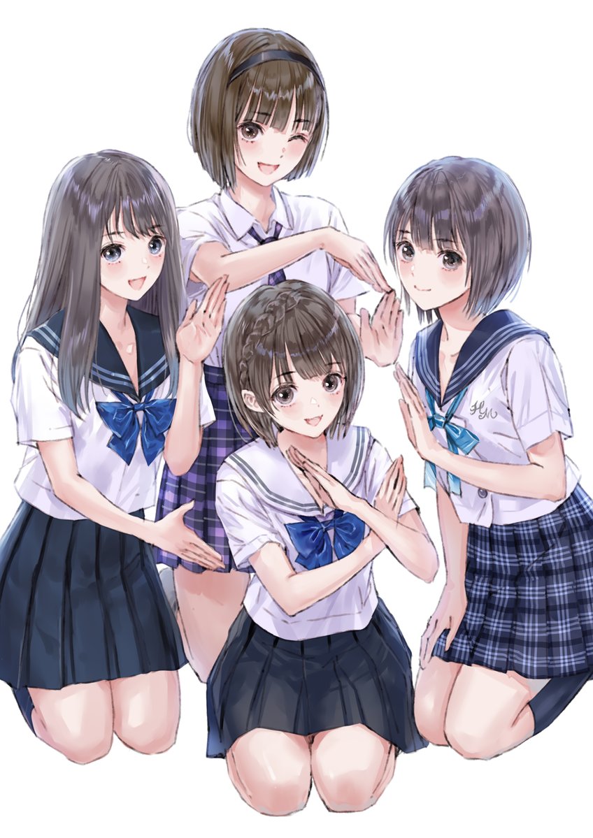 KoeiTecmoUS's tweet photo. To celebrate the launch of #BLUEREFLECTIONQuartet, Mel Kishida has created a brand new illustration! https://t.co/TlEIvVvek1