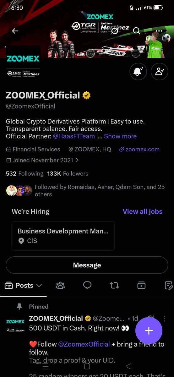 FangMortis's tweet photo. @AFCryptoX @ZoomexOfficial 🦀 https://t.co/DGMgbEmEic