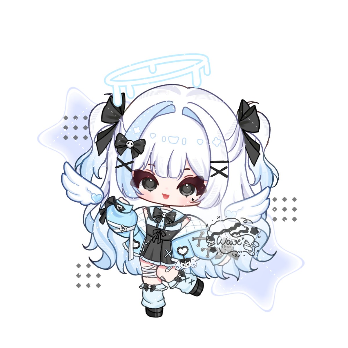 svvaverry's tweet photo. chibi full body comms from vgen 🩵

#commission #artmootsㅤㅤㅤㅤ https://t.co/8xuVAiQkpb