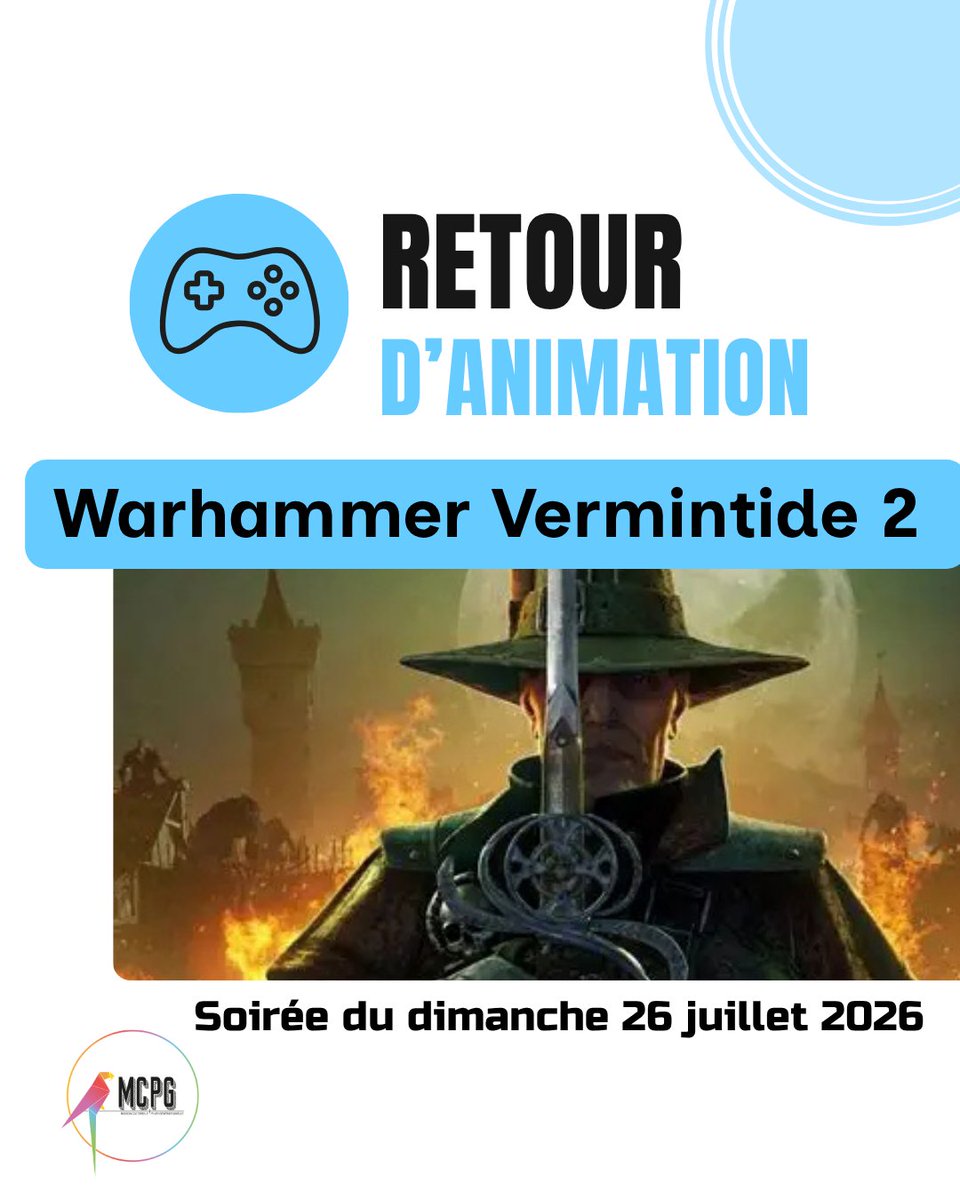MCPGfr's tweet photo. ⚔️ Retour sur notre soirée Warhammer: Vermintide 2 !

💀 Défaite en moins de 10 min.
🔔 Revanche avec la destruction de la Cloche de Cuivre des Skavens.
☠️ Puis une dernière tentative qui s'est terminée... un peu trop vite. 😅

#AssociationMCPG #WarhammerVermintide2 #Gaming https://t.co/V1GyqQqaym