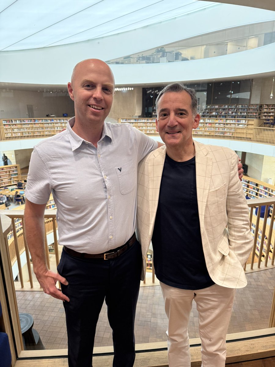 RabbiWolpe's tweet photo. With Amir Tibon, Sami Rohr prize winner for his book "The Gates of Gaza" at the National Library of Israel. https://t.co/bCfpxOvI6z
