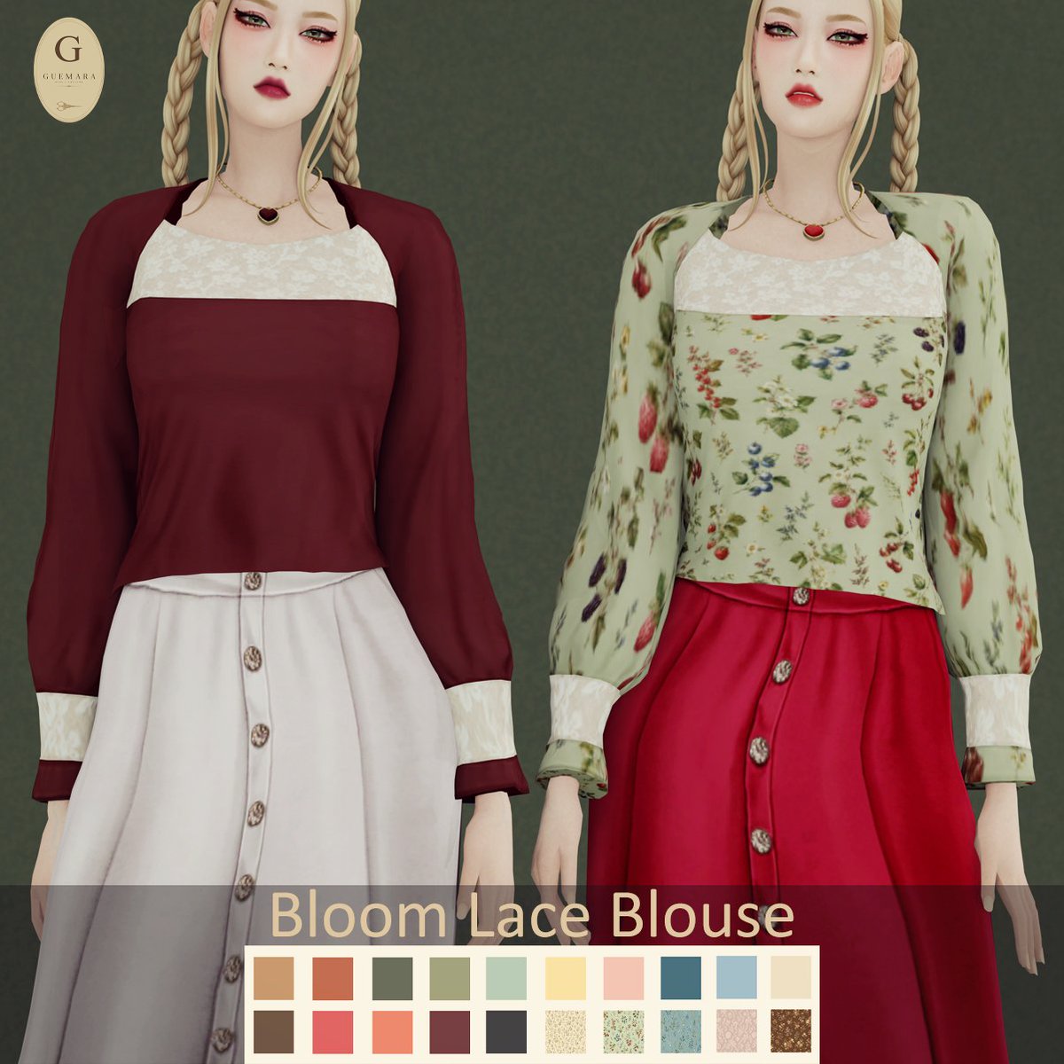 Guemarasims4's tweet photo. Sims 4 Bloom Lace Blouse
Public: https://t.co/LaEx1FNqCU

#TheSims4 #thesims4cc #sims4ccfinds #Sims4Cc #sims4customcontent #Sims4Clothing https://t.co/b77ZDCvvcy