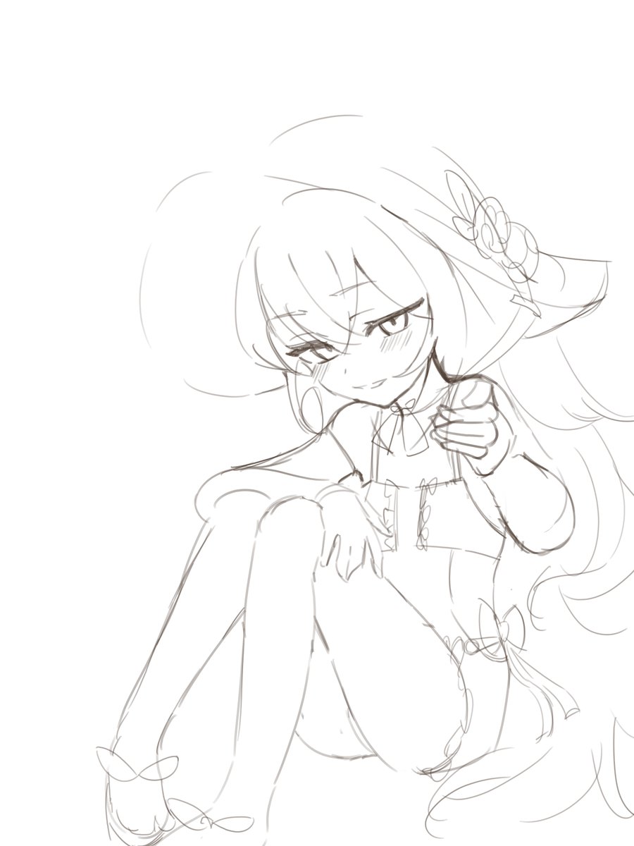 ne_konsuki's tweet photo. 構図が決まったのでアングルとかいろいろ修正～
#wip #ブルアカ https://t.co/ROQ0OeryBr