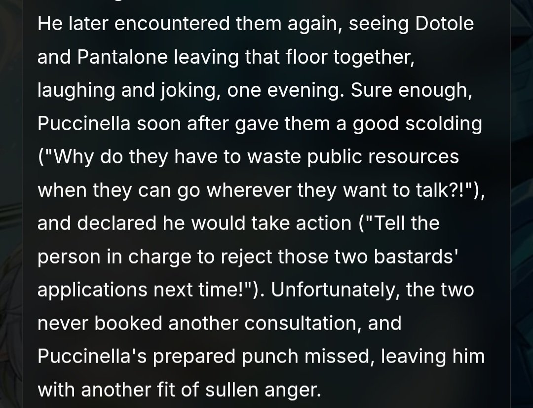 maidnaxa67's tweet photo. pantalone and dottore's past together is really being hidden man... they opening emotionally each other just as pantalone became a harbinger makes me assume they weren't that close when Feofan was in his twenties but they saw each other constantly to give him checkups? https://t.co/SDmlFXmgT1