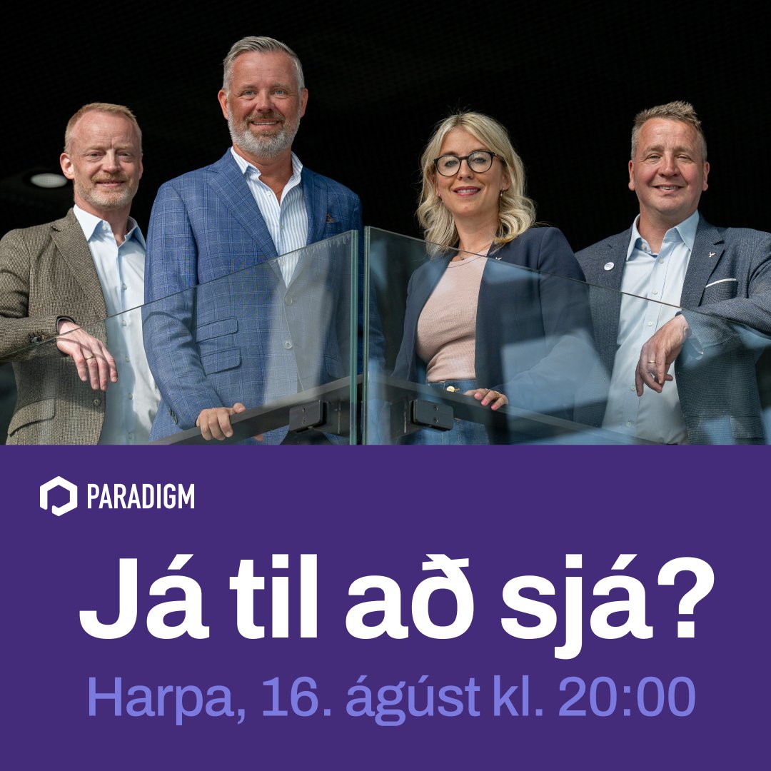 ParadigmForum's tweet photo. Sunnudaginn 16. ágúst boðar Paradigm til rökræðna í Hörpu í tengslum við atkvæðagreiðsluna um aðildarviðræður að ESB. Jónas Hagan og Hjálmar Vilhjálmsson úr samtökunum SJÁ mæta þingmönnunum Guðlaugi Þór Þórðarsyni og Diljá Mist Einarsdóttur. Hægt er að kaupa miða hér:
https://t.co/VR1MPe3TUm
