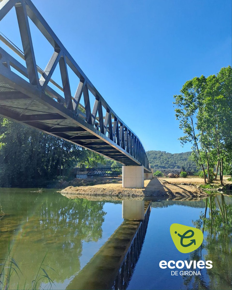 ecoviesgi's tweet photo. 📢 Oberta la nova passarel·la entre Bescanó i Sant Gregori!

👉Una nova infraestructura que s'incorpora a la xarxa d'itineraris i facilita la mobilitat a peu o en bicicleta entre els dos municipis.

📅 L'acte d'inauguració serà al setembre.

#EcoviesGi #Bescanó #SantGregori https://t.co/RbUGV6u4iN
