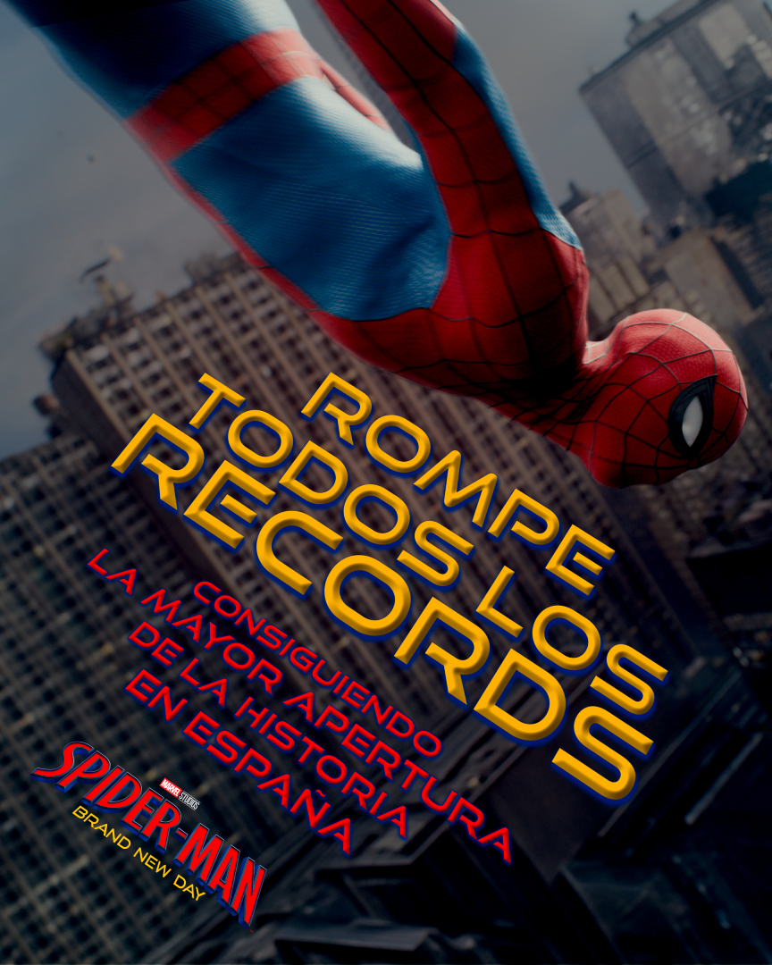 sonypictures_es's tweet photo. ¡Muchas gracias a todos los fans! #SpiderManBrandNewDay rompe todos los records consiguiendo la mayor apertura de la historia en España. https://t.co/XUpU7GxK1p