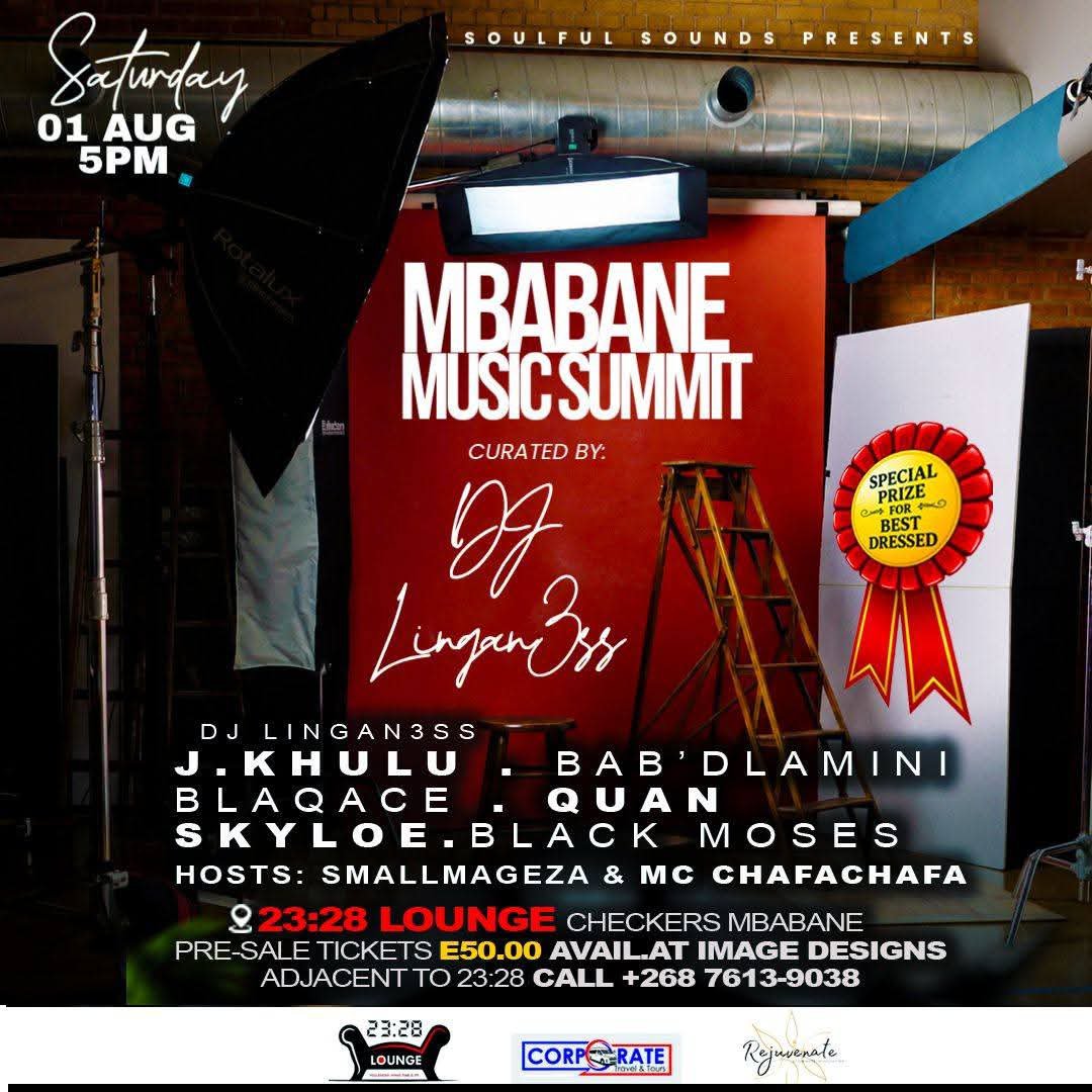 umhlangaswz's tweet photo. Mbabane Music Summit ๐ถ๐คฉ๐โโ๏ธ
A red-hot DJ lineup with hosts
Dj Lingan3ss & Soulful Sounds
๐23:28 Lounge, Checkers, Mbabane
๐๏ธ Saturday, 01 August 2026
Warm up these winter days with a musical experience
#entabeni #SoulSounds #eswatini https://t.co/ocR7gYiMFy