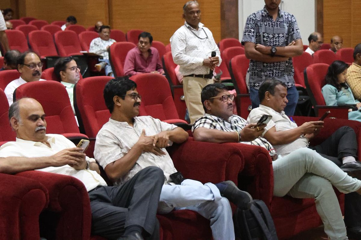 DHE_Odisha's tweet photo. Building the future of higher education with AI.

The second day of the AI Capacity Building Training Programme at Rama Devi Women's University focused on leveraging Artificial Intelligence to enhance academic excellence, strengthen institutional governance, and improve institutional effectiveness.

The sessions, led by experts from IIT Madras, provided valuable insights into practical AI applications and the roadmap for building AI-ready higher education institutions across Odisha.

#HigherEducation #Odisha #AI #ArtificialIntelligence #CapacityBuilding