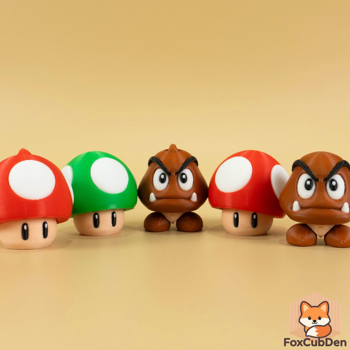 FoxCubDen's tweet photo. 🍄Goomba &amp; Super Mushroom✨
Available on Patreon and Cults3D                 
#3DPrinting #stl #3dprint #Patreon #Cults3D #3mf #fanart #printinplace #bambulab https://t.co/CIFcl4zVuD