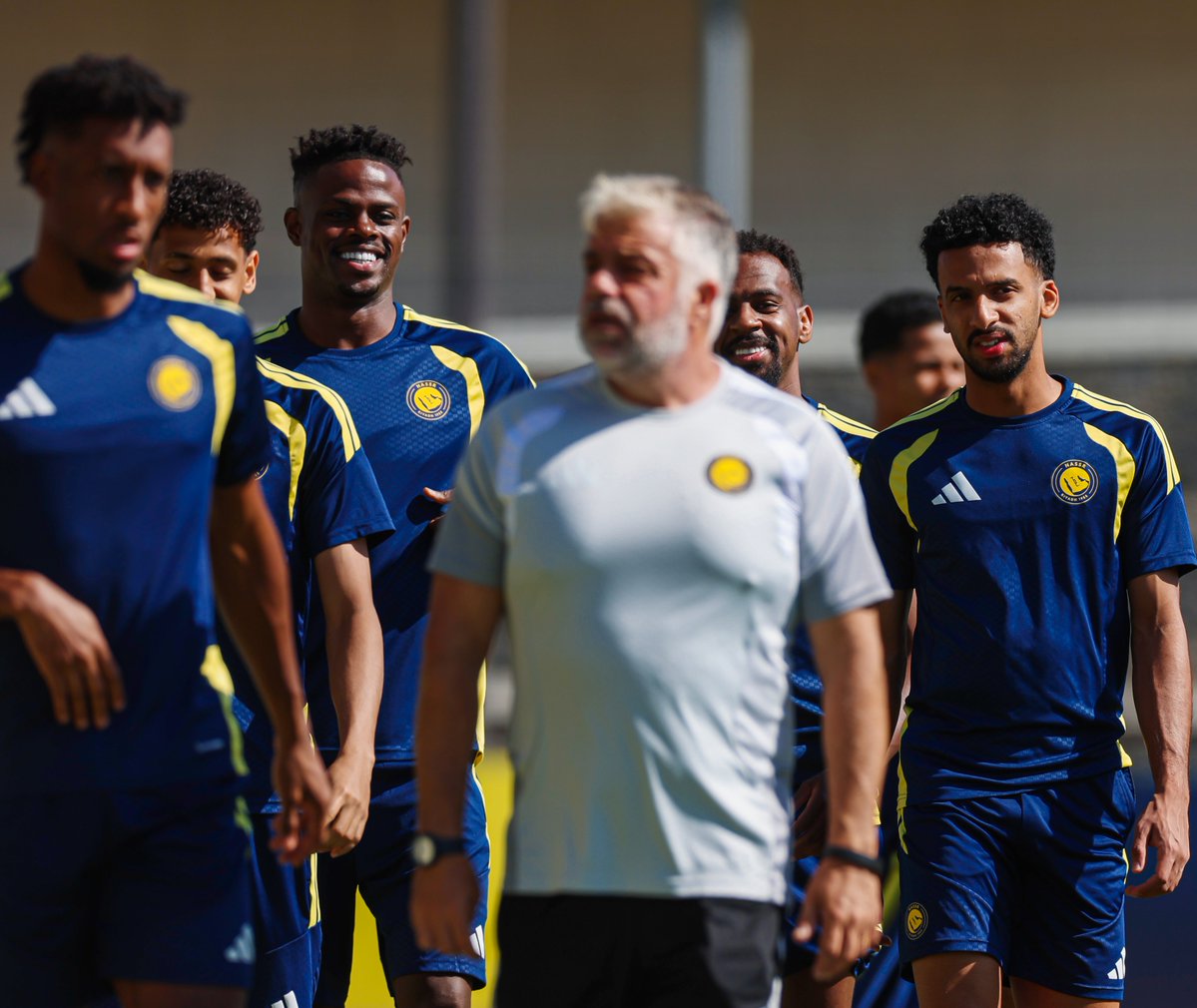 AlNassrFC's tweet photo. تدريبٌ صباحـي .. في معسكرنا الإعدادي ☀️ https://t.co/2EH3qT9kX1