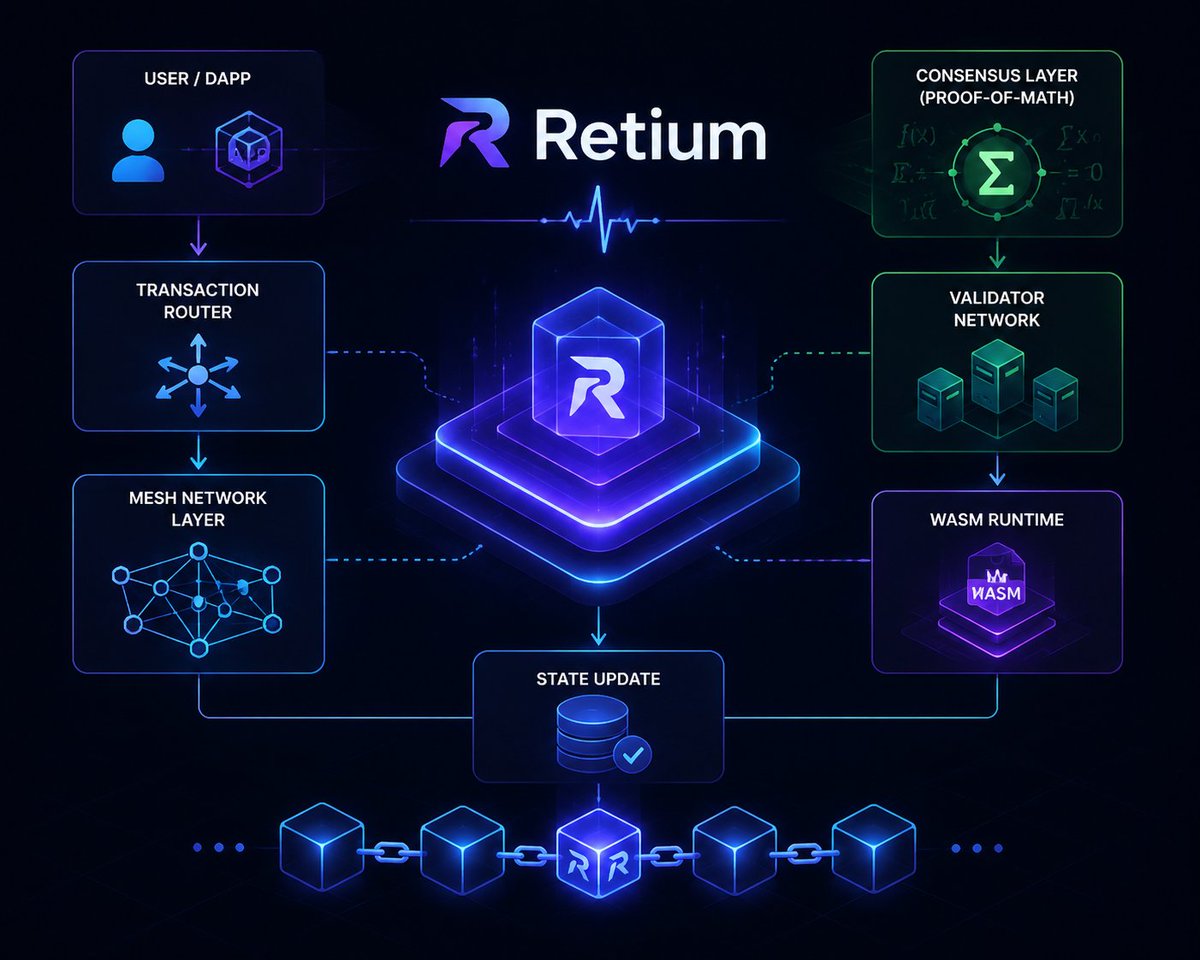 toktiol's tweet photo. Retium Chain Architecture

@RetiumChain  uses a multi layer architecture designed for faster processing and secure smart contract execution

Transaction Router
Manages transactions and directs them to the right path across the network https://t.co/XoPCs1S8tZ