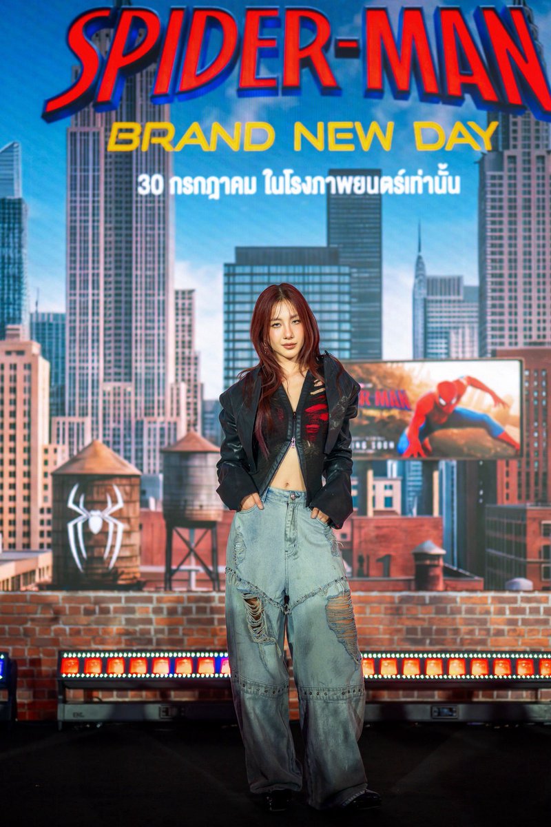 SonyPicturesTH's tweet photo. Friendly Neighborhood - JORIN🕷️🕸️

SPIDER-MAN: BRAND NEW DAY Thailand Gala Premiere 

#SpiderManBrandNewDay 
วันนี้ ในโรงภาพยนตร์เท่านั้น! 

#SpiderManBrandNewDayTH 
#Jorin4EVE https://t.co/izG1RxAvP0