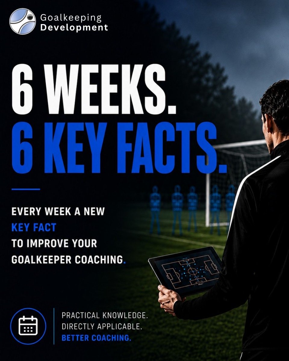 goalkeepdevelop's tweet photo. 6 weeks. 6 key facts. 📚⚽

Every thursday, we'll share a new Key Fact !

Curious to learn more? Start your 5-day free trial and explore all Key Facts and much more.

➡️ https://t.co/iIVDo695Nx 

#goalkeeper #goalkeepercoach #goalkeepertraining #goalkeeping #torwarttraining https://t.co/bs53HVwMyr