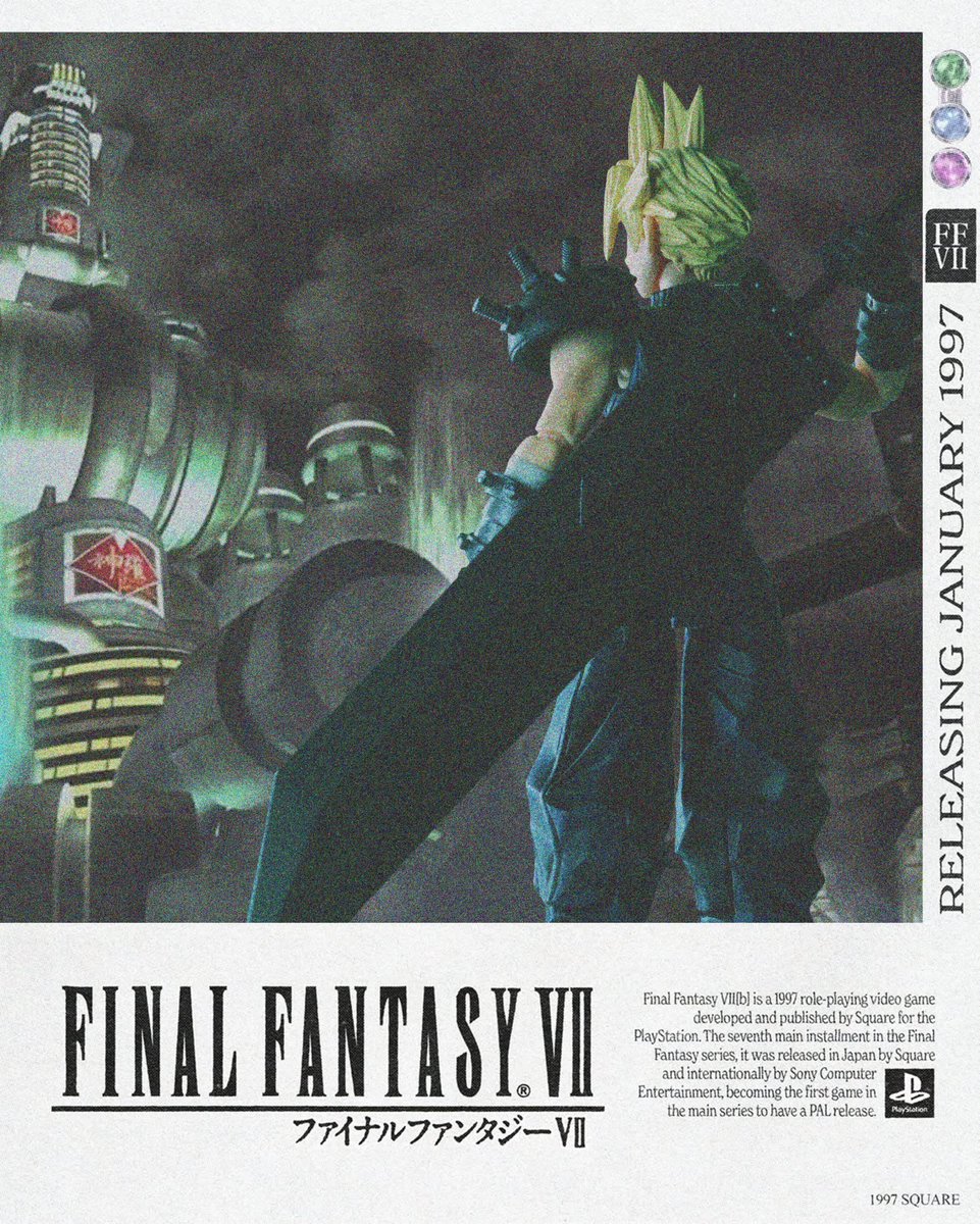Final Fantasy 7 pt.1 #SquareEnix #BringArts