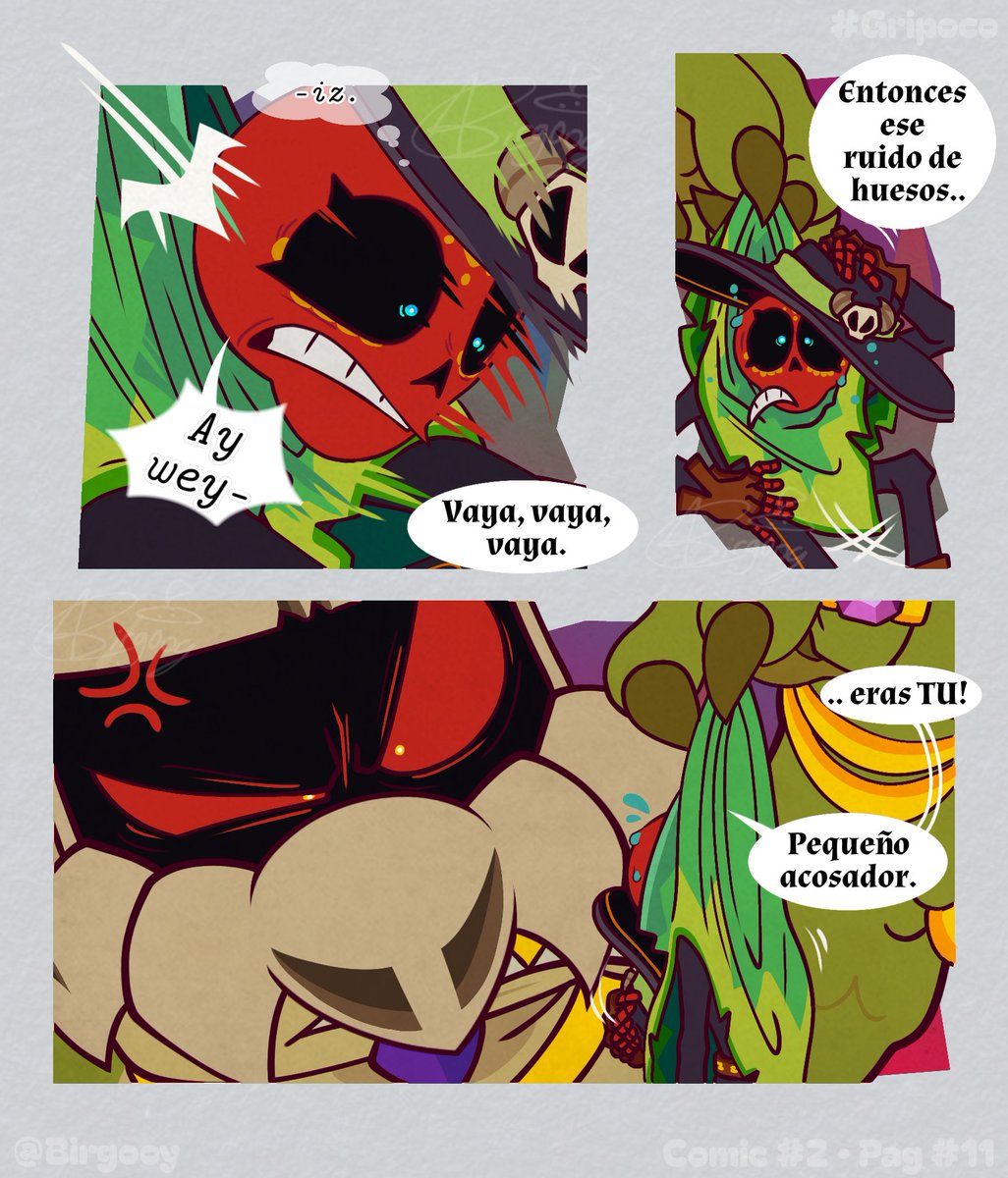 Birgooy's tweet photo. 💚 • "El gran dragón ávaro." • ❤
— (Griff x Poco Comic). 

Páginas; (12/16). 

#brawlstars #griff #poco #gripoco #comic #brawlstarsgriff #brawlstarspoco #brawlstarsart https://t.co/f7KHOLi0o5